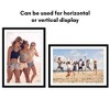 Americanflat 28x40 Poster Frame with Polished Plexiglass, Use as 24x36 Frame with Mat or 28x40 Frame Without Mat, Epic Collection, Black - 4 of 4