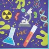Blue Panda 100 Pack Science Lab Party Paper Disposable Napkin Napkins 6.5" for Birthday Party Decorations - 3 of 4
