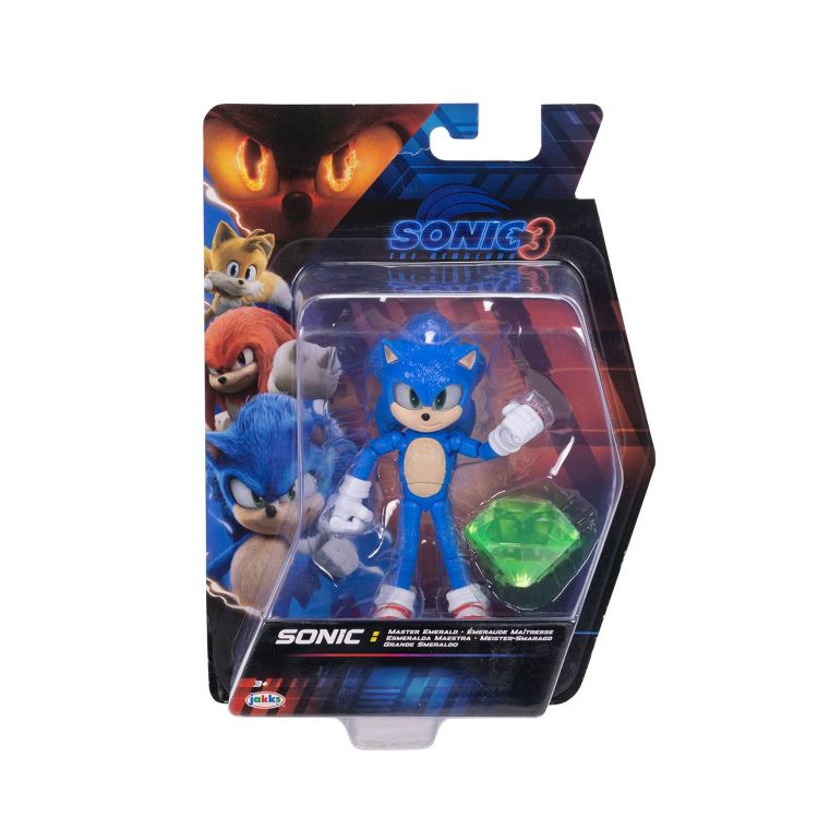 Sonic the Hedgehog 5'' Sonic with Emerald Action Figure : Target