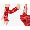 INSPIRE CHIC Women's Fingerless Shiny Lightweight Gloves 1 Pair - 3 of 4