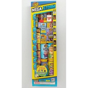 TNT Mega Storm Tray Fountain Fireworks 8pk: Assorted Outdoor Party Fountains with Glow Fuse - 1 of 4