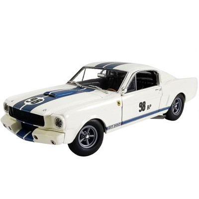 1965 Ford Mustang Shelby GT350R Prototype #98 Ken Miles "The Flying Mule" White Ltd Ed 1450 pcs 1/18 Diecast Model Car by ACME