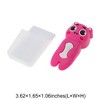 Unique Bargains Door Stop Cartoon Bears Door Stopper with Storage Box Silicone 3.62"x1.65"x1.06" 1 Pc - 3 of 4