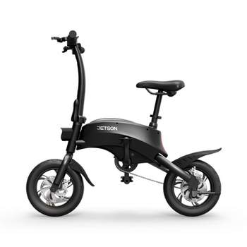 Jetson Axle 12" Foldable Step Over Electric Bike - Black