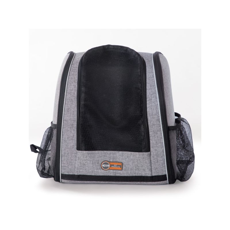 K&H Pet Products Travel Bike Backpack for Pets Gray 9.5 X 14 X 15.75 Inches, 2 of 7