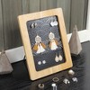 Cheung's Merridew Wood Framed Metal Earring Hanging Table Easel - 2 of 4
