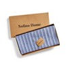Solino Home Striped Linen Table Throw | Bistro Stripe - 4 of 4