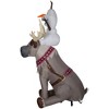Gemmy Christmas Airblown Inflatable Olaf Sitting on Sven Scene Disney, 7.5 ft Tall, Multicolored - 4 of 4