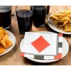 Blue Panda 150-Pack Disposable Paper Napkins Casino Party Supplies, 2-Ply, Poker Design, Folded 6.5x6.5" - 2 of 4