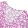 Maternity Maxi Dress Wrap V Neck Baby Shower Pregnancy Nursing Dresses - 4 of 4