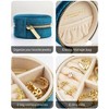 Benevolence LA Plush Velvet Round Travel Jewelry Box - 2 of 4