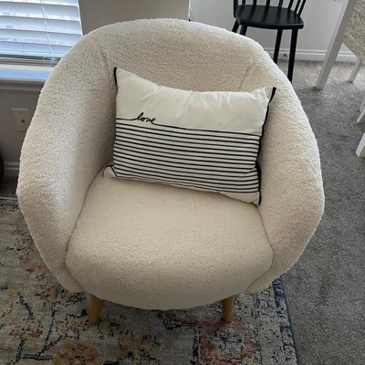 Target sherpa store accent chair