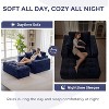 MAXYOYO Oversized Chaise Lounge Sofa with 3 Pillows, Tufted Boneless Sofa Couch for Living Room, No Assembly - 3 of 4