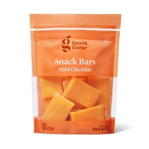 Mild Cheddar Cheese Snack Bars - 9oz/12ct - Good & Gather™ - 1 of 3