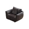 TIRAMISUBEST Minimalist Single Sofa, Living Room Upholstered Armchair, Modern Lazy Sofa - 2 of 4
