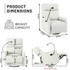 Swivel Rocker Recliner Chair,Rocking Chair,Glider Chair,Modern Small Rocking Swivel Recliner Chair - 4 of 4