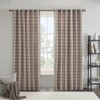 DSVIMOY Curtain Panels, Plaid Rod Pocket and Back Tab Curtain Panel with Lining for Living Room, Bedroom, Multicolor, 84"*50"*0.13" - 2 of 4
