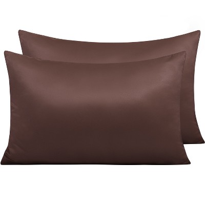 2 Pack Satin Zippered Pillowcases for Hair and Skin - NTBAY