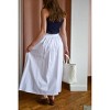 Women's Mercado Maxi Skirt - MOON RIVER - 3 of 4