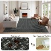 Washable Area Rug Baby Room Contemporary Boho Non-Slip Low Pile Stain-Resistant No-Shedding Easy-Clean Modern Dorm Home Office - 3 of 4