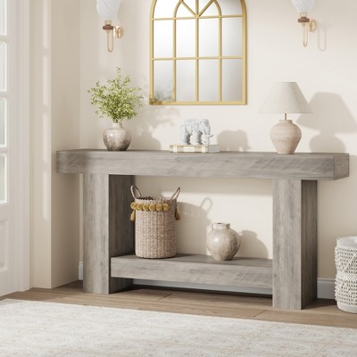 Long Console Table for Entryway