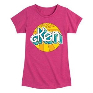 Girls' - Barbie - Ken Fitted Short Sleeve Graphic T-Shirt - 1 of 3