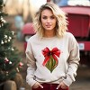 Simply Sage Market Women's Graphic Sweatshirt Coquette Christmas Ornament - 2 of 4