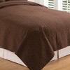C&F Home Regent Solid Cotton Quilt Set  - Reversible and Machine Washable - 3 of 4