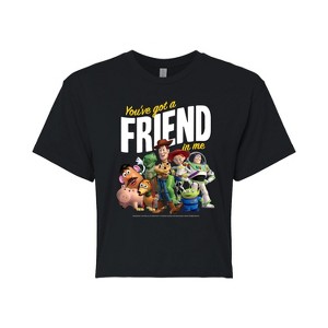 Women's - Disney - You've Got A Friend In Me Cropped Graphic T-Shirt - 1 of 4