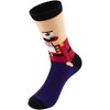 Nutcracker Christmas Crew Socks for Men and Women, Fun Gift Set (One Size, 2 Pairs) - 4 of 4