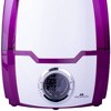 Air Innovations 1.37 Gal Ultrasonic Cool Mist Humidifier with Aroma Tray Purple: 4 Settings, No Filter, 70-Hour Run Time - 4 of 4