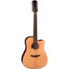 Luna WABI DC 12 Sabi 12-String Dreadnought Acoustic-Electric Guitar Natural - 3 of 4