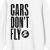 The Fast & The Furious Cars Don't Fly Men's White Long Sleeve Sweatshirt - 2 of 3