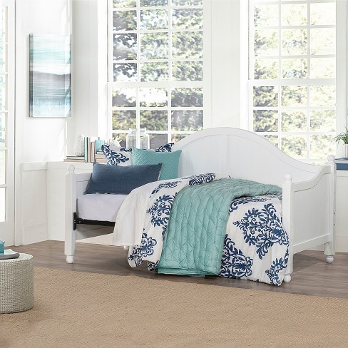 Hillsdale Furniture Twin Augusta Wood Daybed White: Farmhouse Style, No Box Spring Required - image 1 of 3