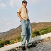 Campus Sutra Men Men's Beige Embroidered Flora Shirt - 3 of 3