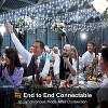 Swtroom 29.5 FT 360 White LEDs and 60 Drop Christmas Icicle String Lights , 8 Lighting Modes,Suitable for Decorating Festivals, Weddings and Eaves - 2 of 4