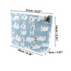 Unique Bargains Women's Durable Polar Bears Cosmetic Bag Blue 1 Pc - 2 of 3