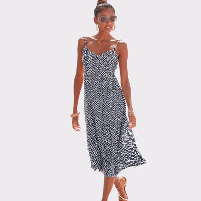 Women's Button Up Panel Dress - LASCANA