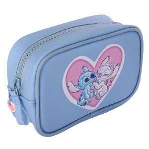 Disney Stitch & Angel Camera Bag Shaped Cosmetic Bag for Travel - 1 of 4