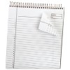 Ampad Gold Fibre Wirebound Writing Pad w/Cover 8 1/2 x 11 3/4 White Green Cover 20811 - 2 of 4