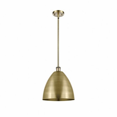 Metal Bristol - 1 Light Pendant In Industrial Style-12.75 Inches Tall and 12 Inches Wide