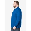 KingSize Men's Big & Tall Long-Sleeve Shrink Piqu Polo - image 4 of 4