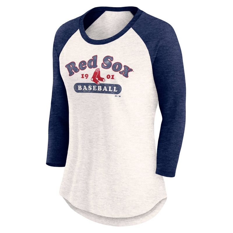 MLB Boston Red Sox Women&#39;s 3/4  Fashion T-Shirt, 2 of 4
