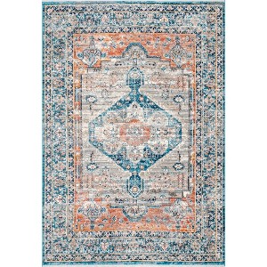 Nuloom Brynn Petalled Medallion Indoor Area Rug, 4' x 6', Beige - 1 of 4
