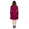 Maternity Long Sleeve Flared Mini Dress - 24seven Comfort Apparel™ - 3 of 4