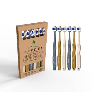 Pursonic Eco-Friendly Wide Deep Clean Toothbrushes - 6pk - 1 of 4