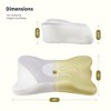 DOMETOUR Ergonomic Foam Neck Pillow, Neck Support, Neck Protection Good Sleep - 3 of 4