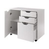 Halifax Wide Storage Cabinet; 2-Drawer; Filing Cabinet; White - 2 of 4