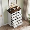 Farmhouse Tall Dresser for Bedroom with 7 Drawers, 50" Tall Large Wood Chest of Drawers with Jewelry Storage for Bedroom - 4 of 4