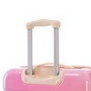 NAYSAYE Luggage 3 Piece Gradient Hardshell Set with Spinner Wheels TSA Lock Expandable for Travel, Multicolor Pink, 17.91"*11.61"*28.35" - 3 of 4